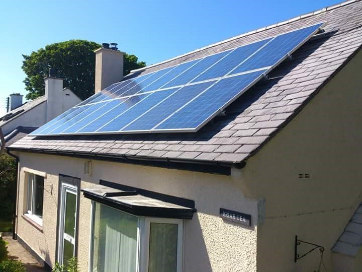 RHIAES install solar panels